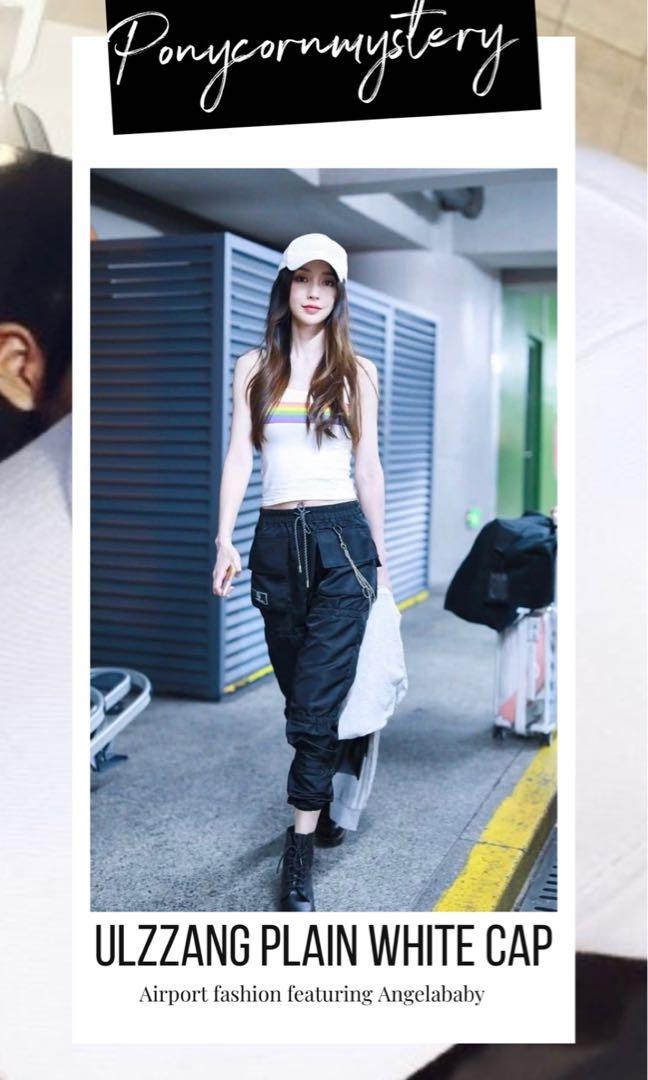 white cap fashion