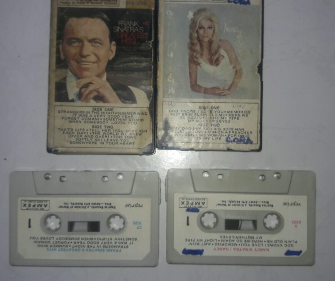 VINTAGE AMPEX CLAMSHELL CASSETTES, Hobbies & Toys, Music & Media