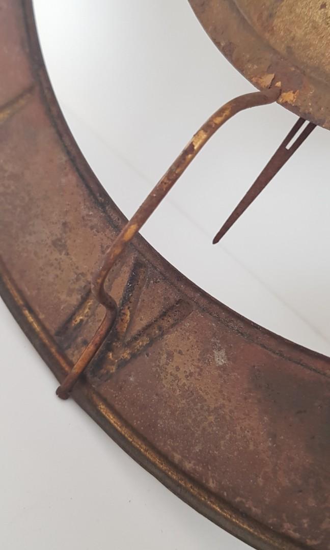 Vintage Antique brass wall clock., Hobbies & Toys, Memorabilia