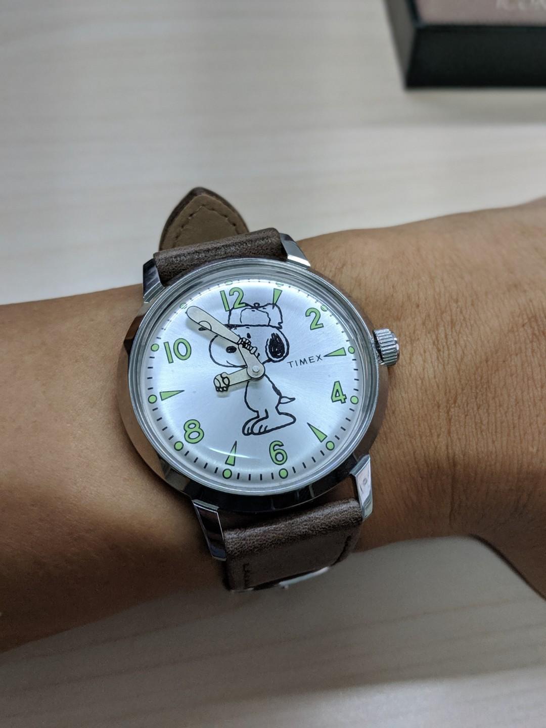 Timex welton snoopy on sale