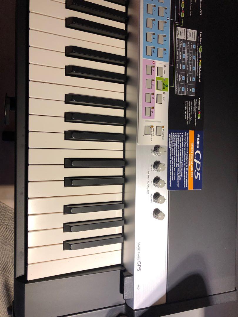Yamaha CP5 stage keyboard for sale, Hobbies & Toys, Music & Media ...