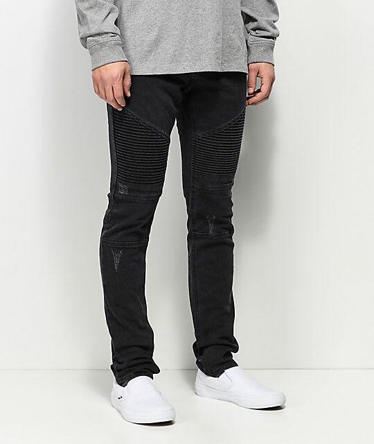 zumiez biker jeans