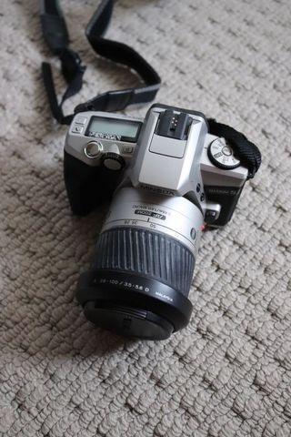 Minolta SLR Film Camera with lens