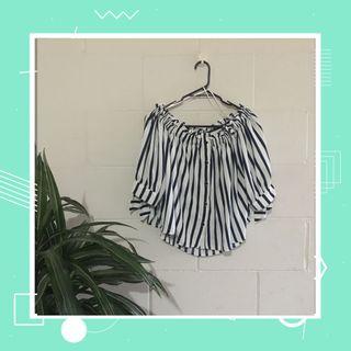 zara off shoulder top