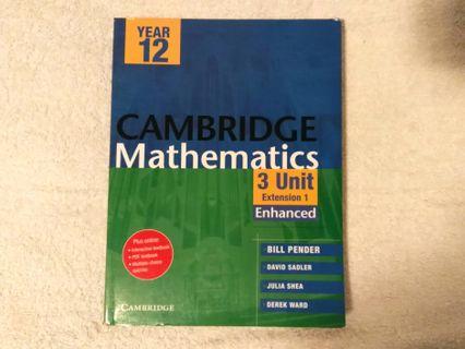 Year 12 3 unit maths textbook