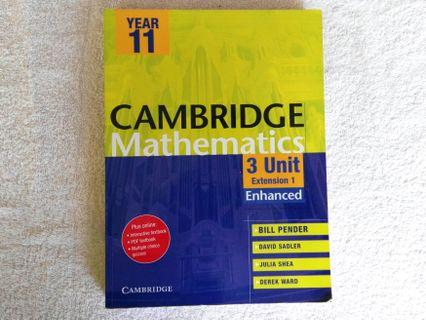 3 unit maths year 11 textbook