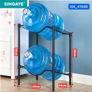 Singaye Water Dispenser Stand  Water Storage Rack Stand Space Savers High Carbon Steel Black/White