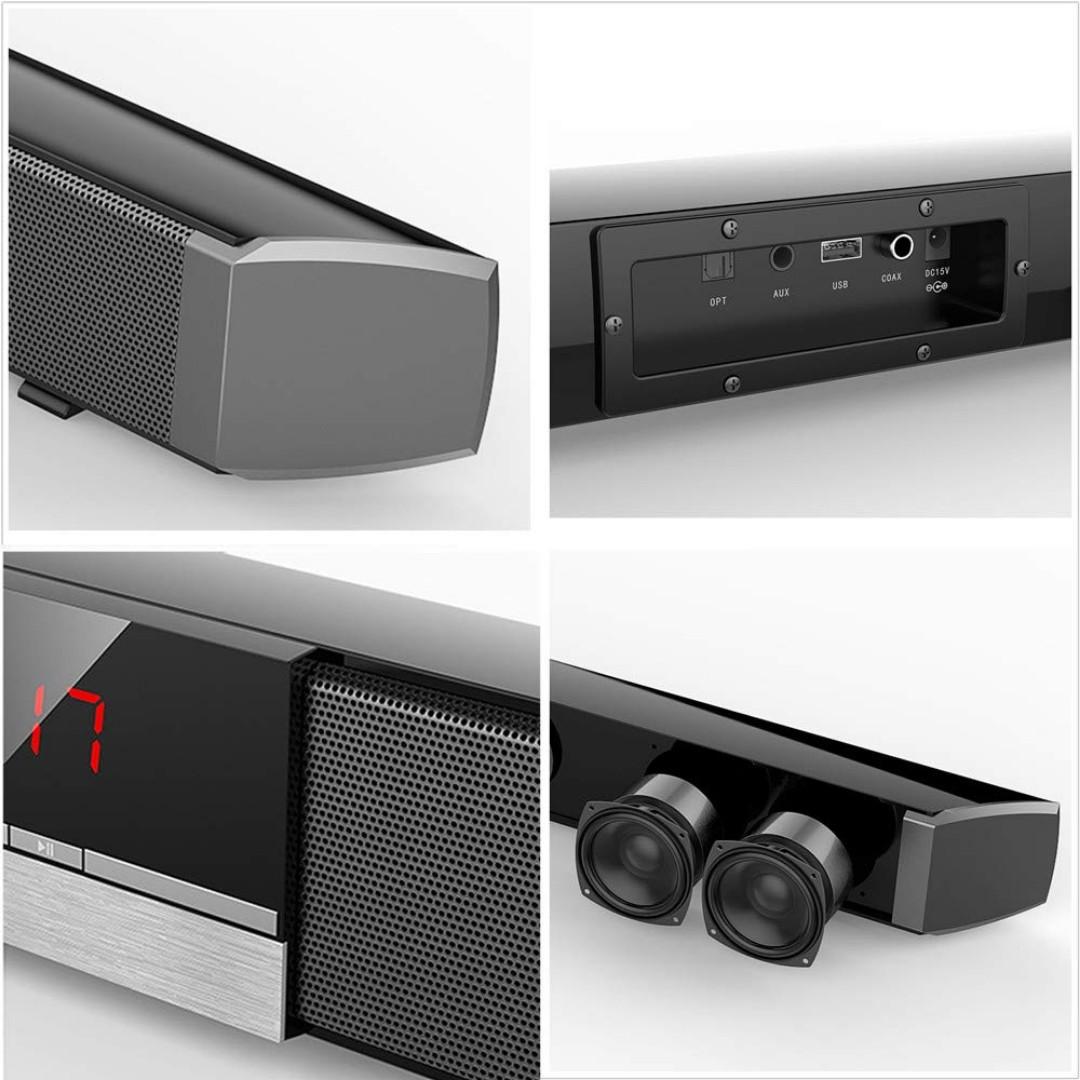 2076 Sound Bar ZEEPIN SR100 Wireless Bluetooth Soundbar