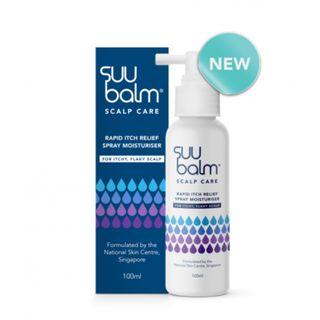 NEW!! Suu Balm Rapid Itch Relief Spray Moisturiser 100ml *Can be used on both scalp or body*