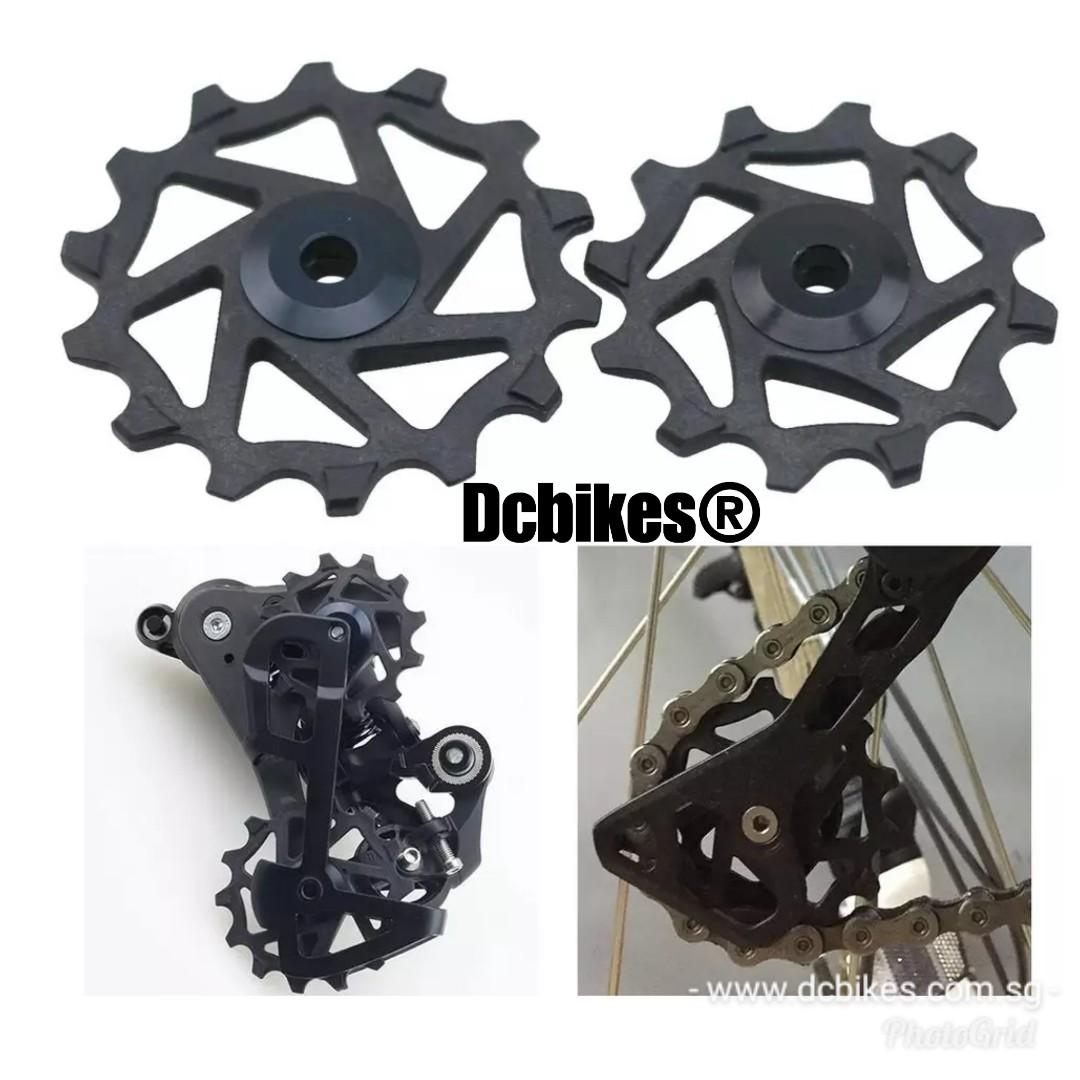 12T 14T Super Ceramic Bearing Jockey Pulley Wheel For SRAM XX1 Eagle X01 X1 GX NX X9 XX X01 Derailleur Dcbikes PRICE FOR 2 Colours