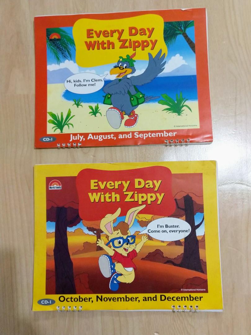 迪士尼Every Day with Zippy 4套英文Game cards 和4本英文年曆, 興趣及