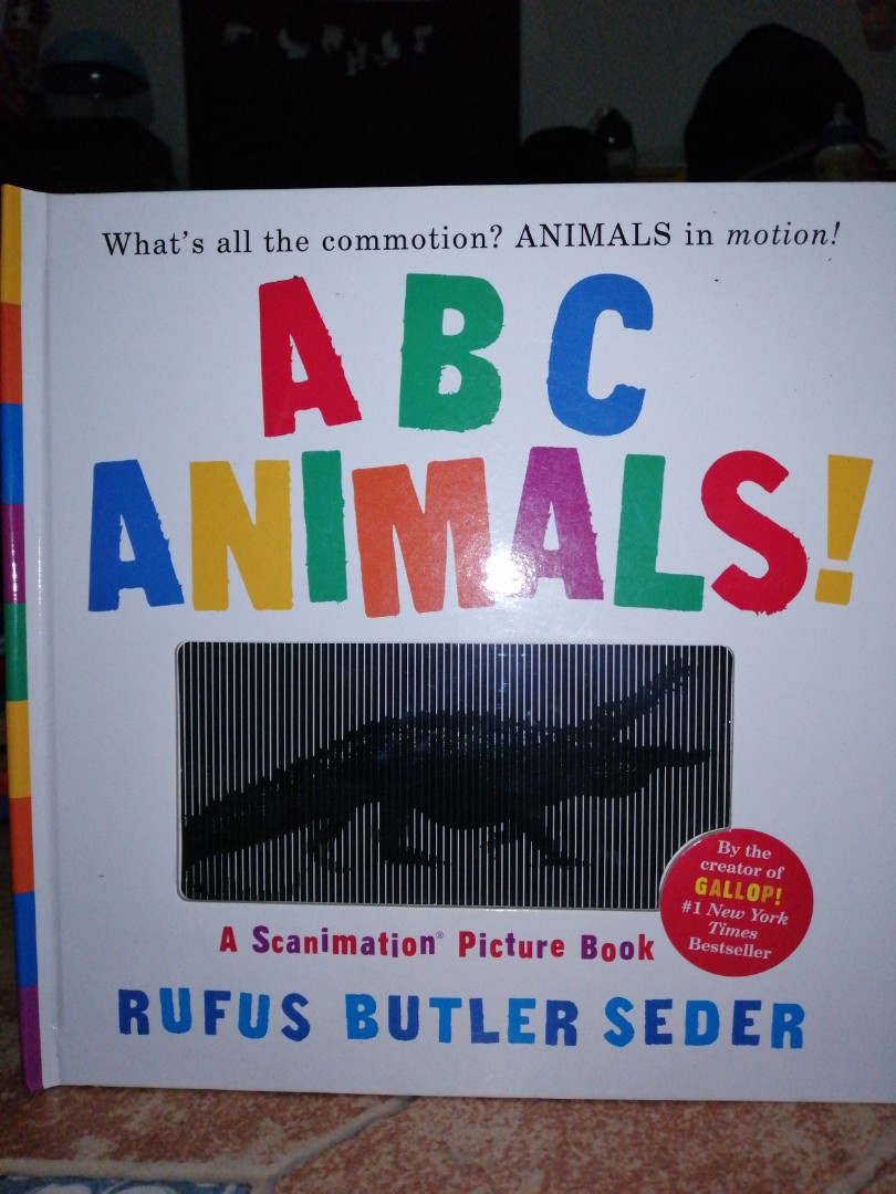 ABC ANIMAL IN motion, Hobbies & Toys, Books & Magazines, Children's
