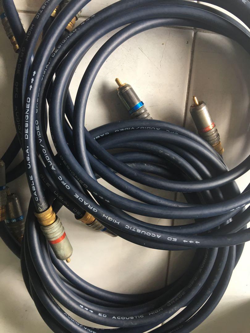 Acoustic high grade OFC av cable, Computers & Tech, Parts & Accessories