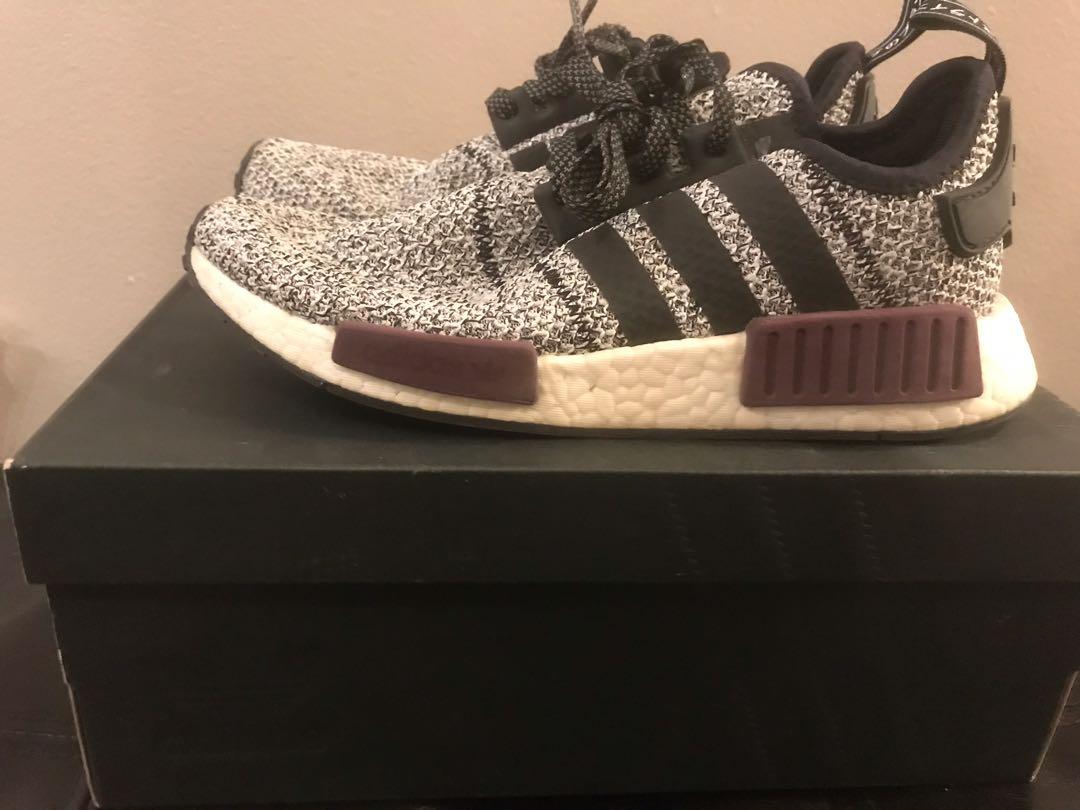 ADIDAS NMD SALT PEPPER SIZE 6.5Y Women s Fashion Shoes on Carousell