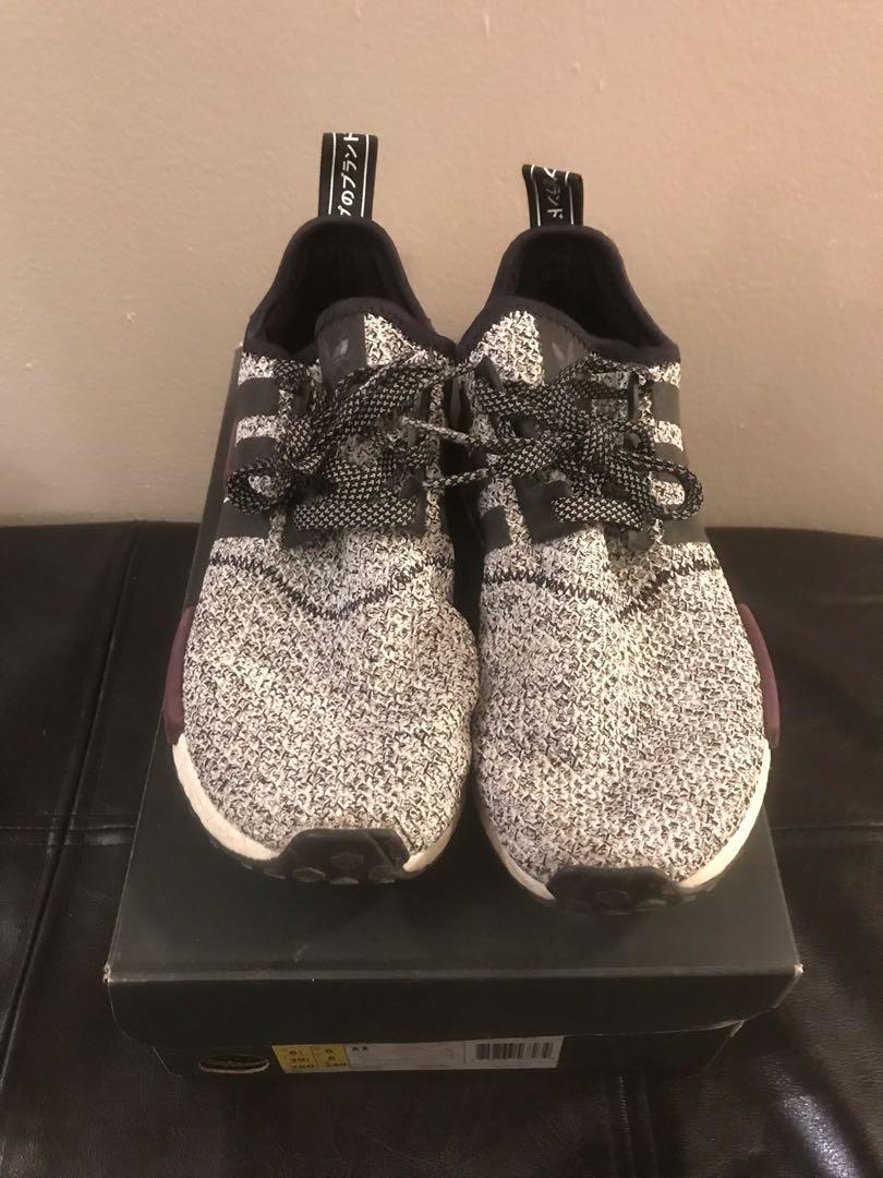 ADIDAS NMD SALT PEPPER SIZE 6.5Y Women s Fashion Shoes on Carousell