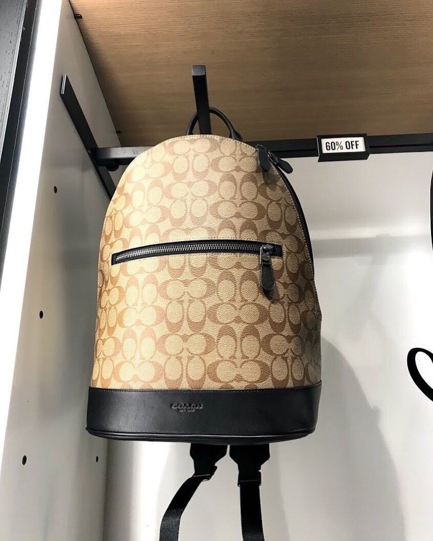 AUTHENTIC COACH WEST SLIM BACKPACK, Men's Fashion, Bags, Backpacks on