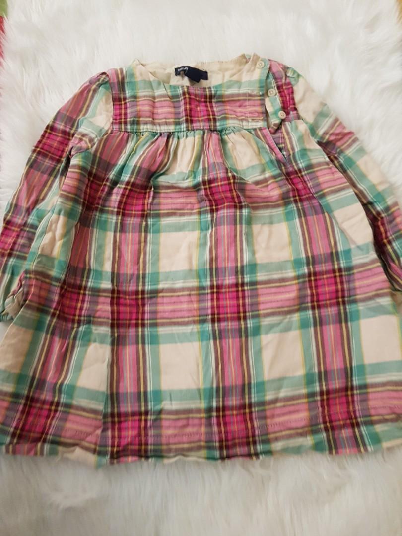 gap baby plaid dress