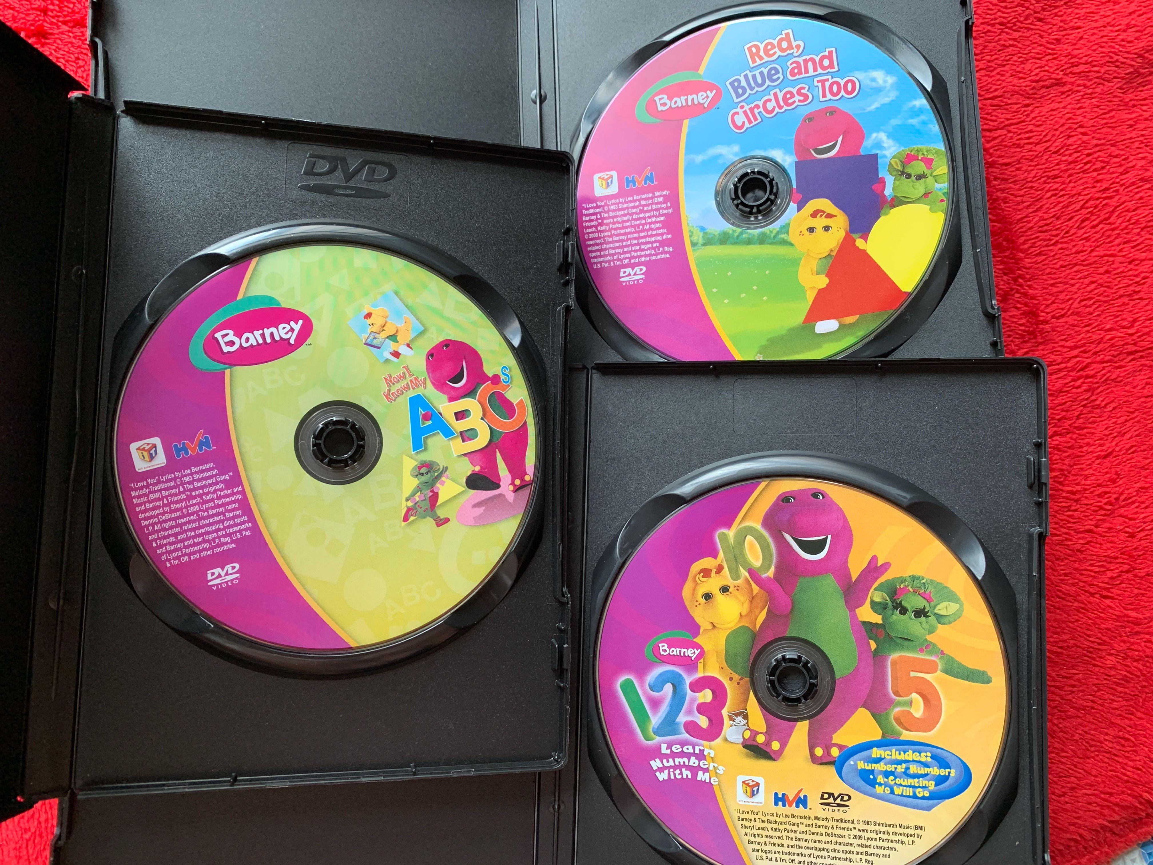 ️Barney DVD 1-5 years old 3 Pcs Set DVD Price - $18 , Music & Media ...