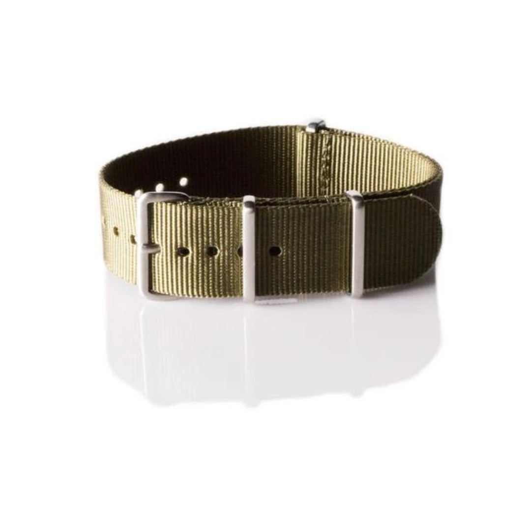 Brushed Premium NATO strap Olive Green (20mm), Luxury, Watches on
