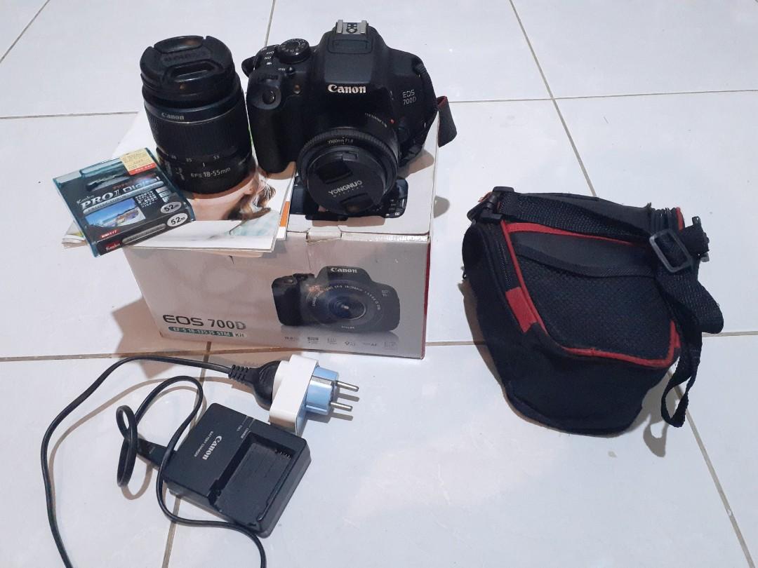 canon 700d lensa kit lensa yongnuo