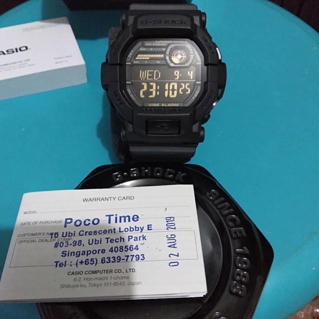 CASIO G SHOCK GD 350 1BDR