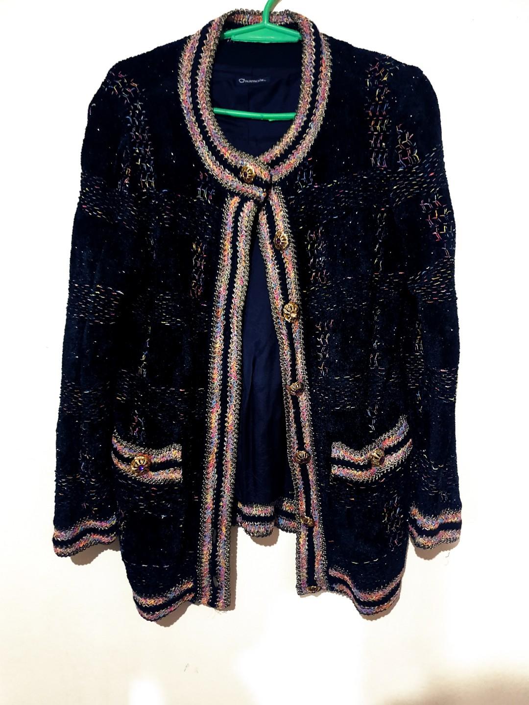 Chanel tweed jacket price top heart evangelista
