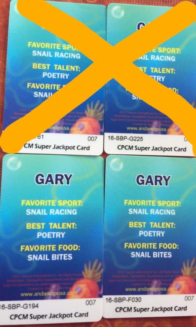 Cow Play Cow Moo Spongebob Super Jackpot Gary Toys Games Board Games Cards On Carousell