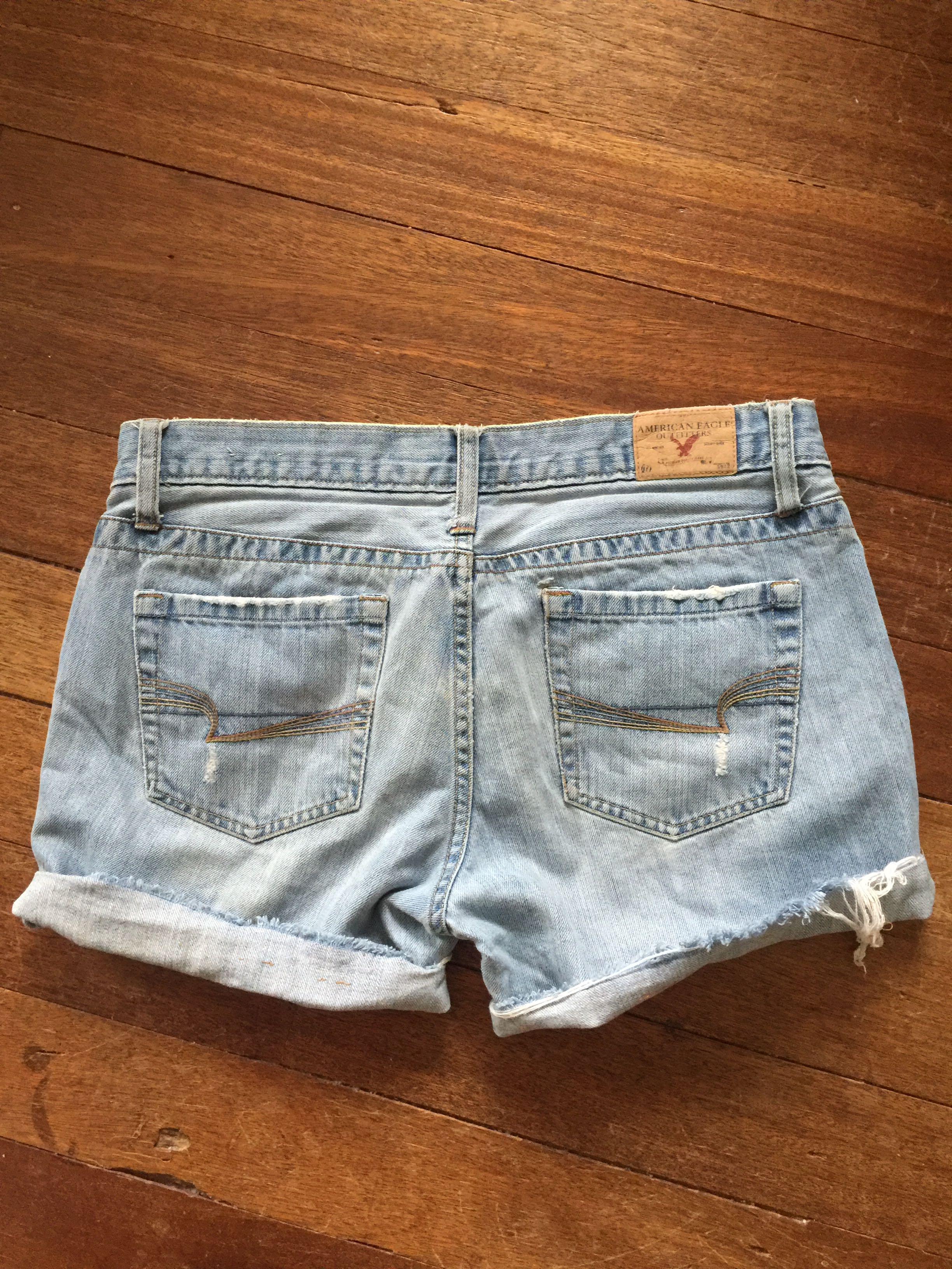 Denim Shorts (Category: Shorts) located in Cebu City. Submitted by crispylee (Listing ID 249506757, Image 2). Description: American eagle shorts. Can fit 29-30. .