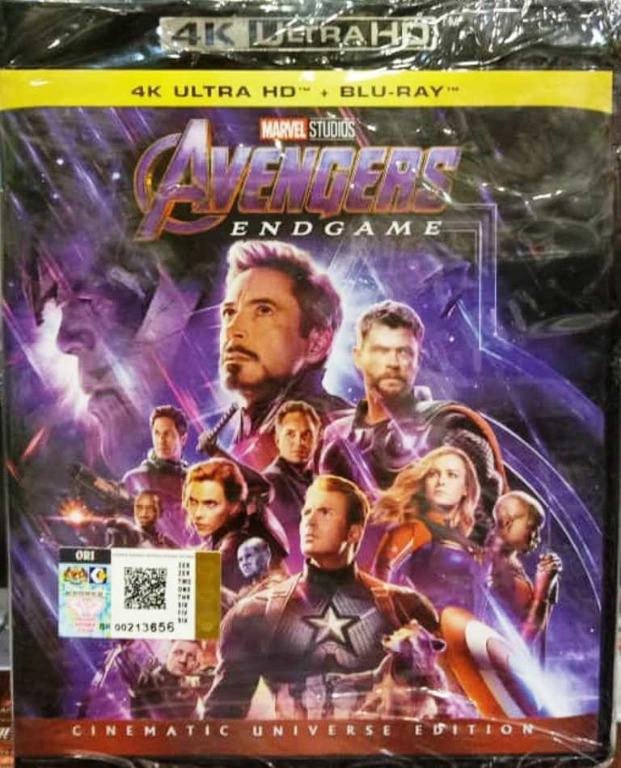 English Movie Avengers Endgame 4K Ultra HD Blu ray Hobbies