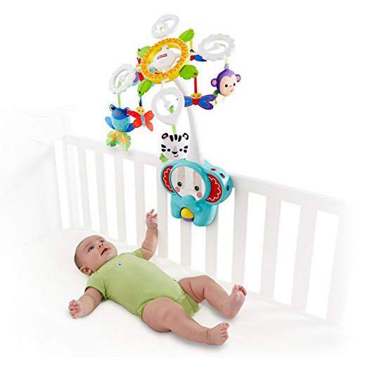 Fisher Price rainforest music mobile, Babies & Kids, Infant Playtime on