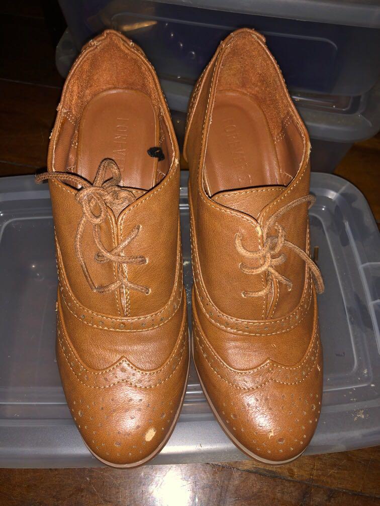 Forever 21 Oxford Style Heels (Category: Heels) located in Makati City. Submitted by kelceyroche (Listing ID 249573326, Image 1). Description: .