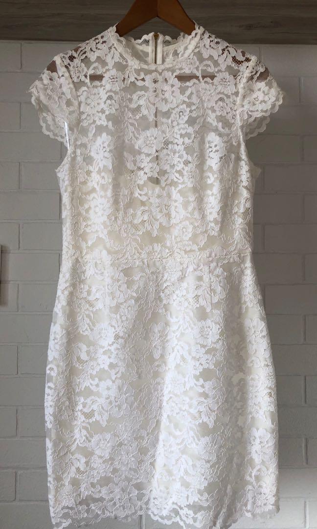 forever new white lace dress