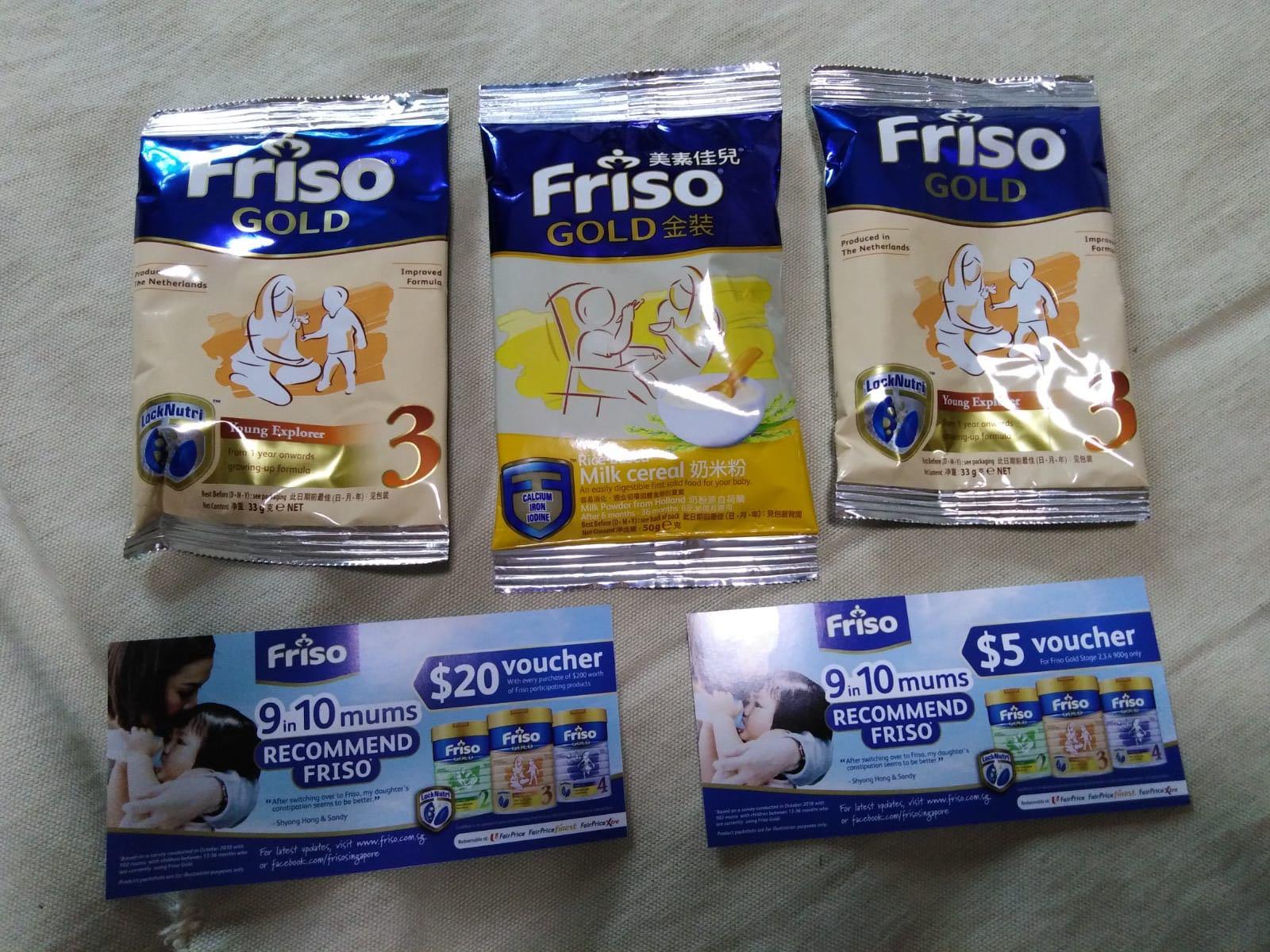 Friso Gold Follow On Formula Milk Cereal Vouchers Babies Kids Nursing Feeding On Carousell