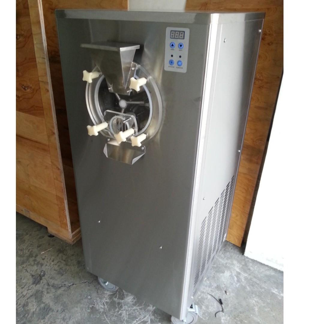 hard ice cream machine floor type 6 gallons capacity (Category: Refrigerators and Freezers) located in Manila. Submitted by christbooth (Listing ID 249476148, Image 1). Description: hard ice cream floor type capacity: 24lit/hr (6gallons) compressor: panasonic wattage: 1.7kw voltage: 220v/60hz/1ph stainless steel body timer: 30mins .