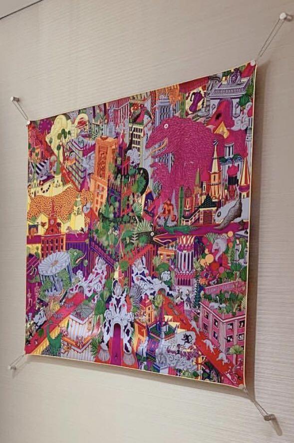 Hermes Scarf Display System, 名牌, 飾物及配件 Carousell