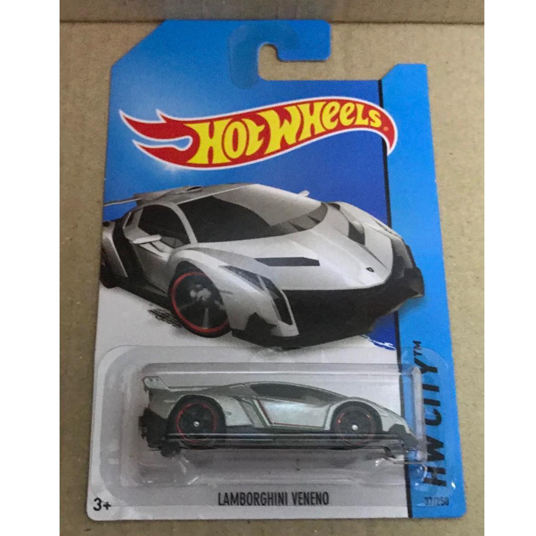 hot wheels lamborghini veneno silver