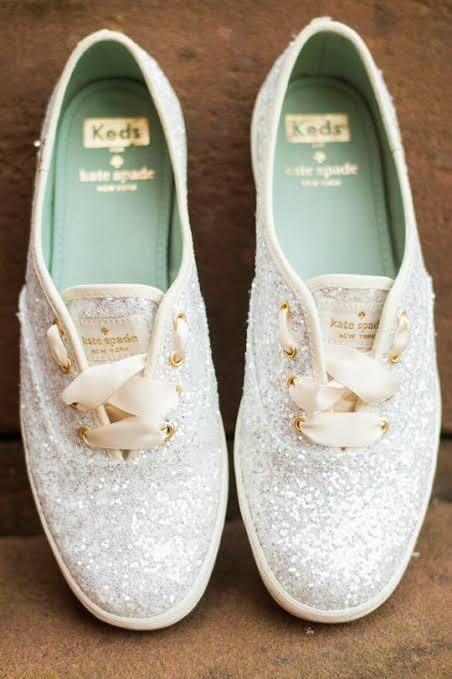 Keds Kate Spade Glitter Wedding Shoes 