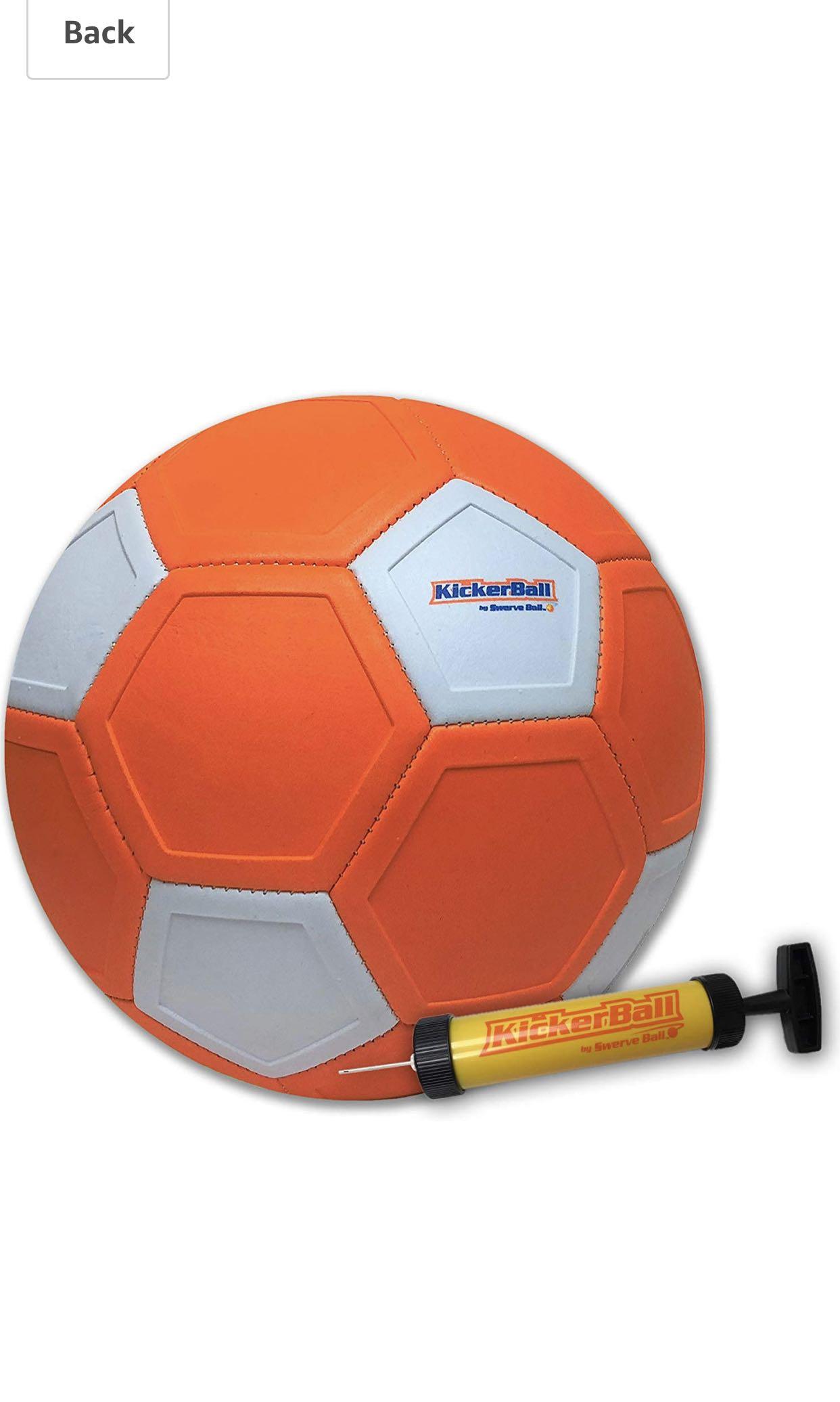 Kickerball - Curve and Swerve Soccer Ball/Football Toy - Kick Like The  Pros, Great Gift for Boys and Girls - Perfect for Outdoor & Indoor Match or  Game, Bring The World Cup