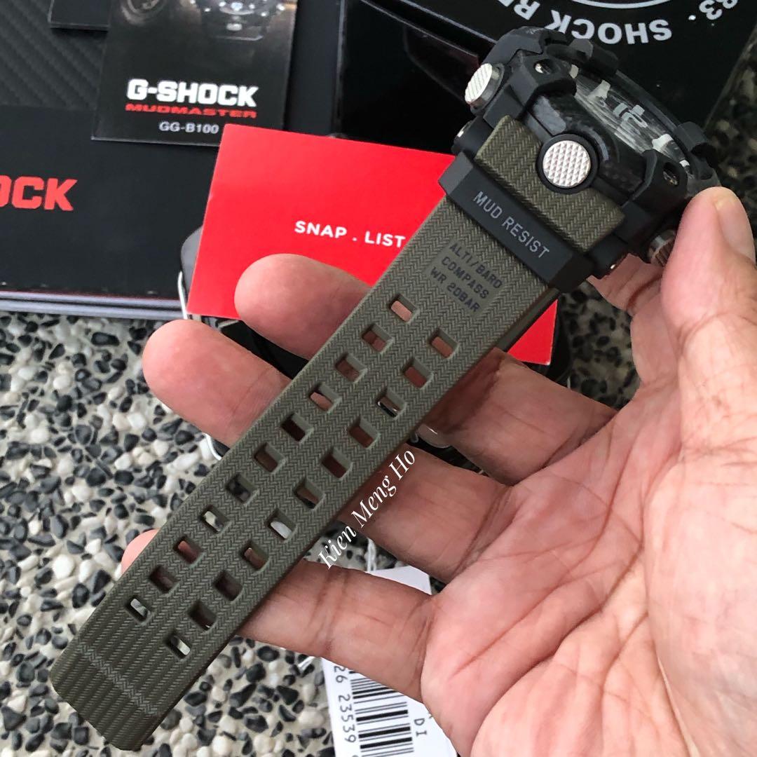 Latest Casio G-Shock Mudmaster GG-B100-1A3 unisex sports ...
