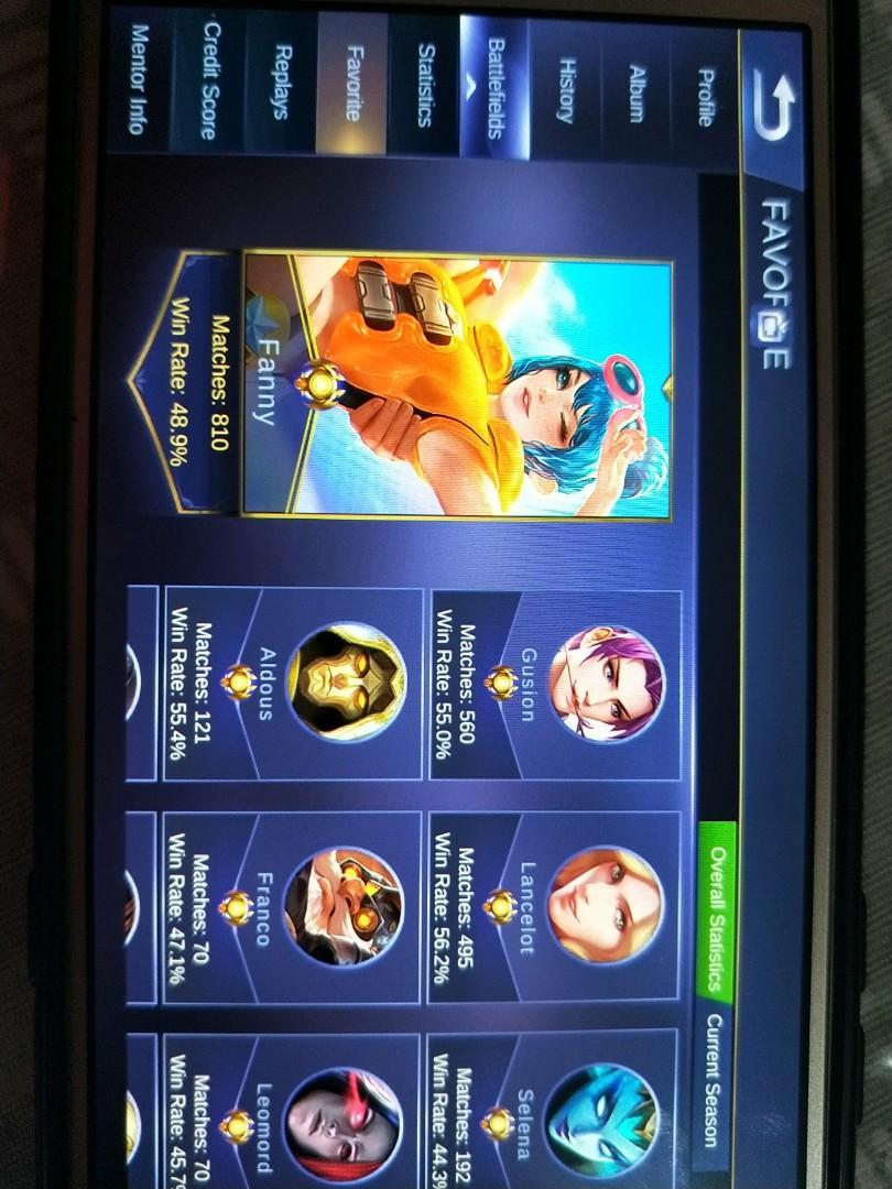 Mobile Legends Account Mythic For sale, Video Gaming ...