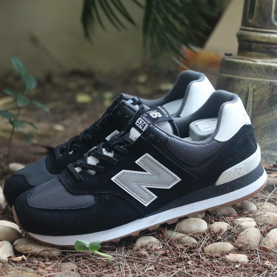 New balance 574 black silver Outlet