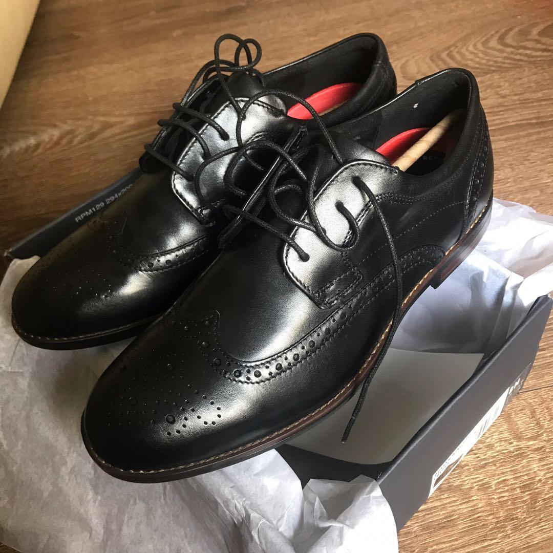 NEW Rockport Dustyn Wingtip waterproof leather shoes lace up Carousell