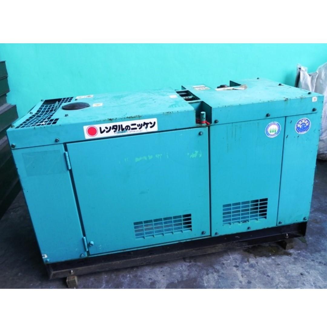 Nippon Sharyo Generator Set (Category: Construction Tools & Equipment) located in Malabon City. Submitted by paperlink (Listing ID 249522105, Image 3). Description: Nippon Sharyo Generator Set NES25EI 25KVA (3-phase) / 11.5/14.4kVA (single phase) 220V 60HZ 65L Diesel Engine Serial# XL024900.