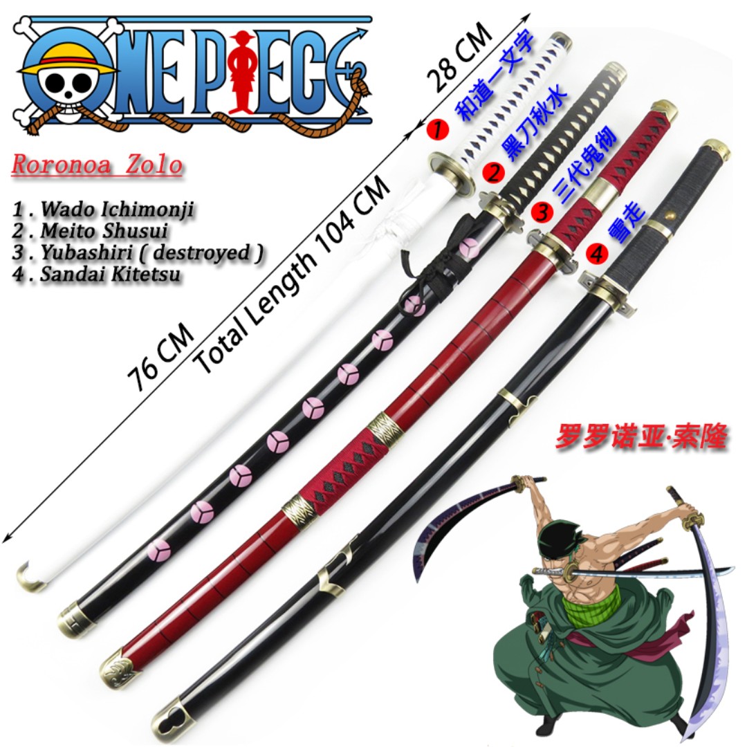 One Piece Zoro Swords Names - IMAGESEE