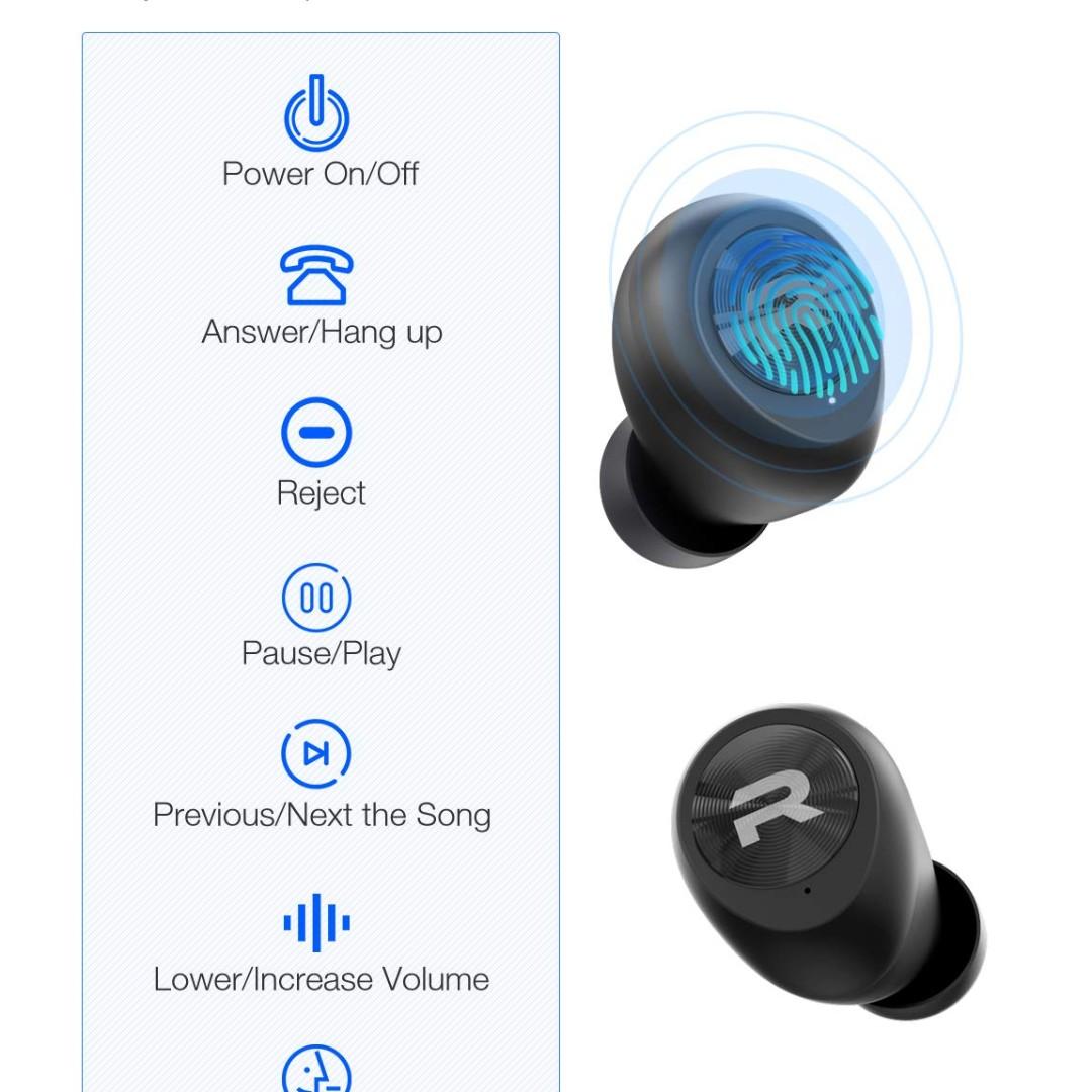 Rademax Wireless Earbuds with 3500mAh Charging Case