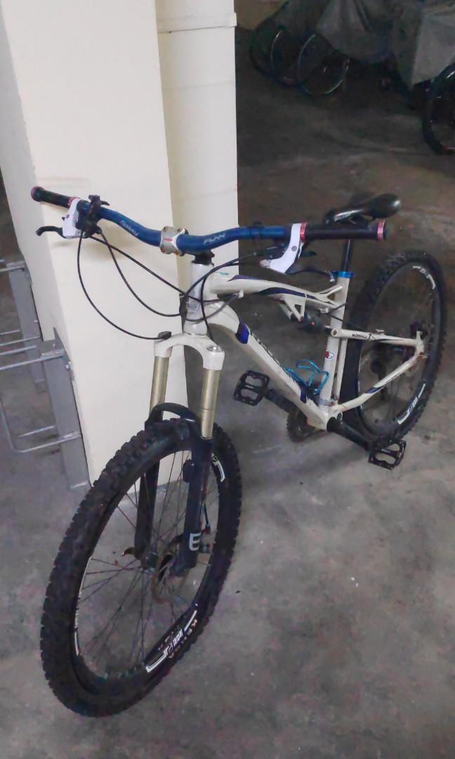 raleigh dual suspension mountain bike