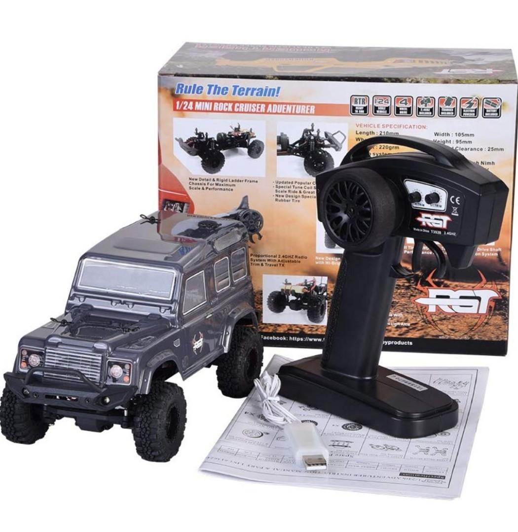 RGT Rc Crawlers 1/24 Scale 4wd 4x4 Off Road Racing Rock Crawler Rock