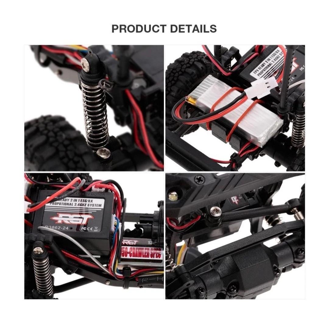 RGT Rc Crawlers 1/24 Scale 4wd 4x4 Off Road Racing Rock Crawler Rock