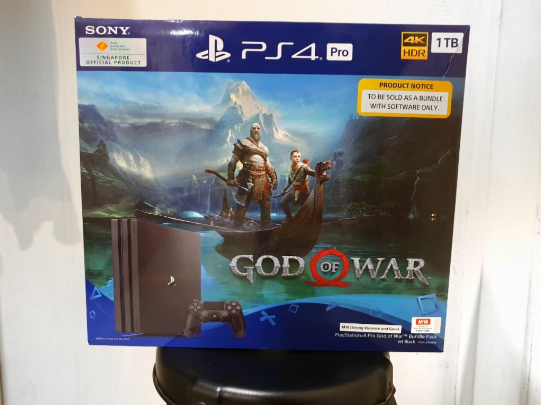 ps4 with god of war bundle