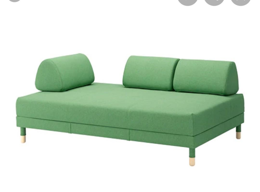 Sofa Bed Olive Green Flottebo Furniture Sofas On Carou Sofa Bed Olive Green Flottebo